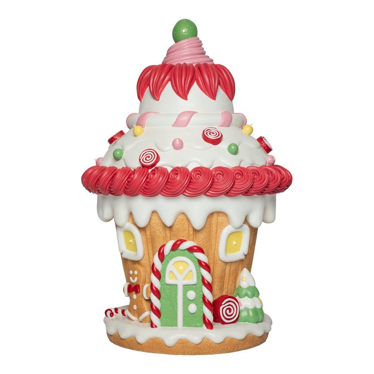 Gingerbread house led 100 cm fiberglass
