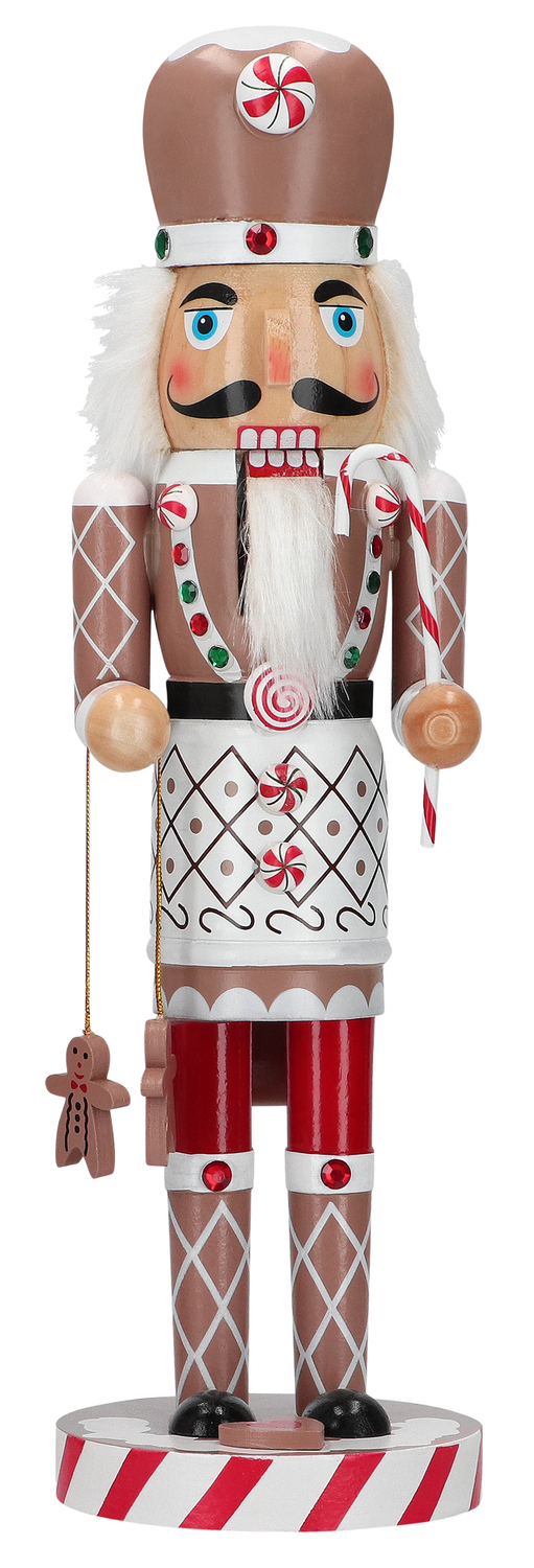 Gingerbread nutcracker wood