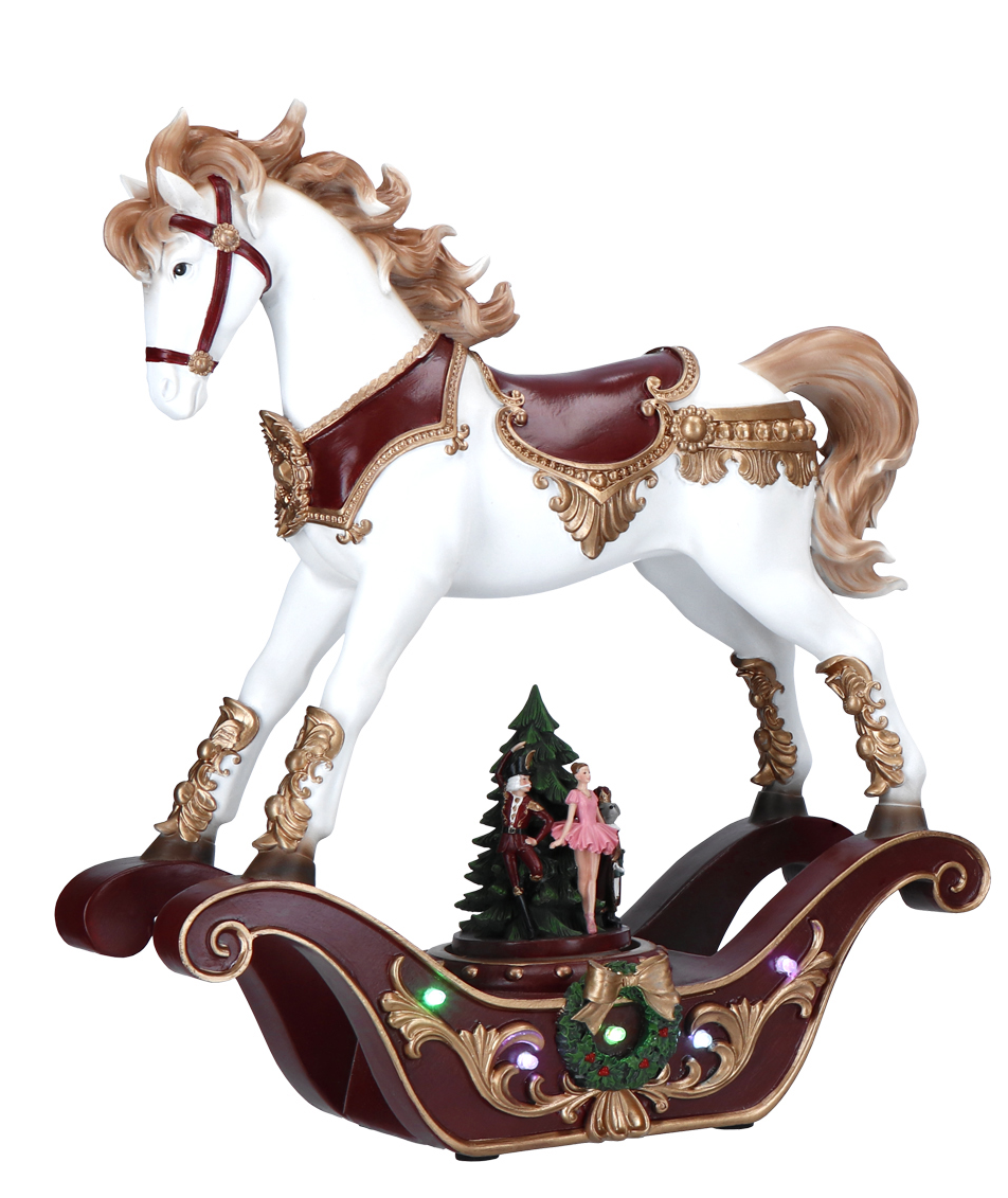 Cheval à bascule ballet casse noisette