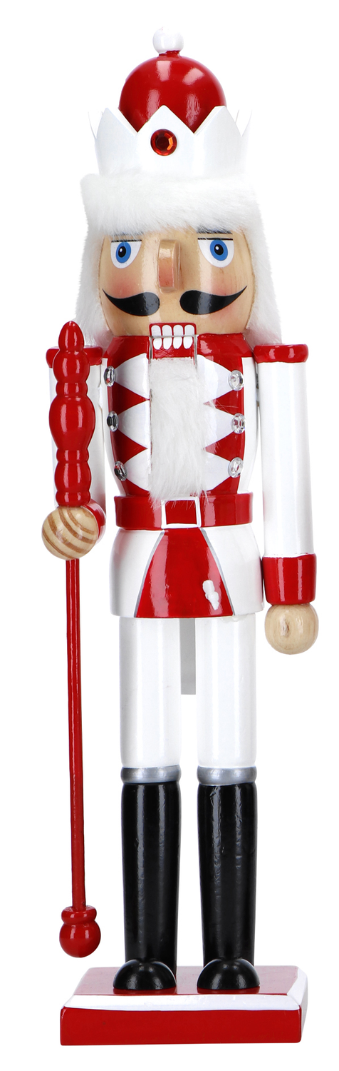 Nutcracker Soldiers  Wood Red-White