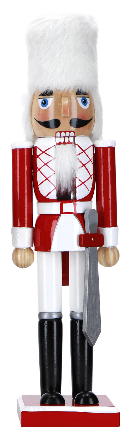 Nutcracker Soldiers  Wood Red-White