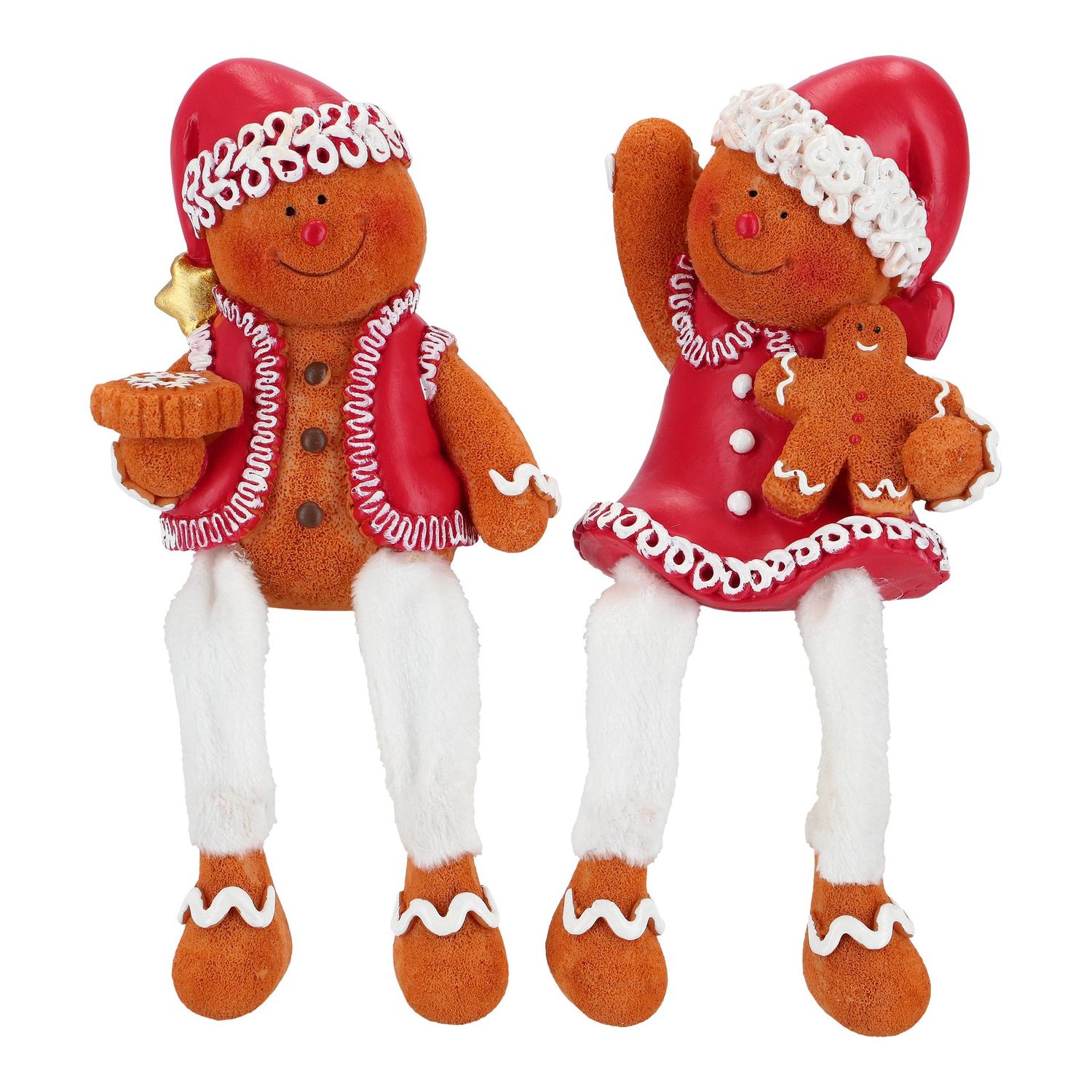 Gingerbread hanging legs 2 ass