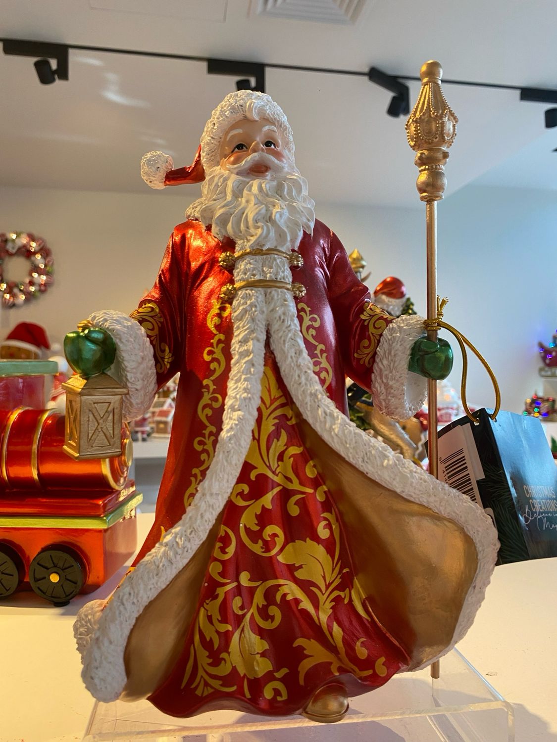 Père Noël avec sceptre