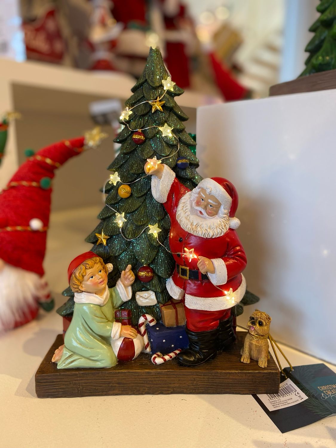Père Noël avec enfant