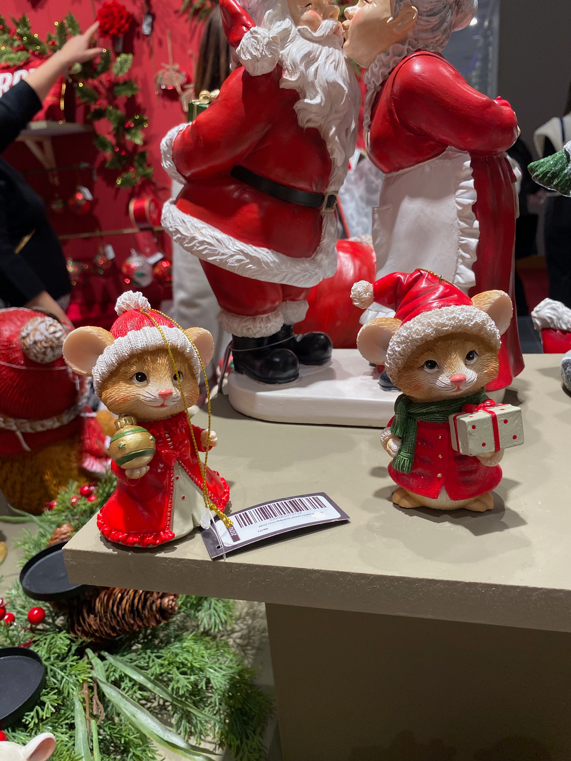 Souris fille - Souris garçon de Noël