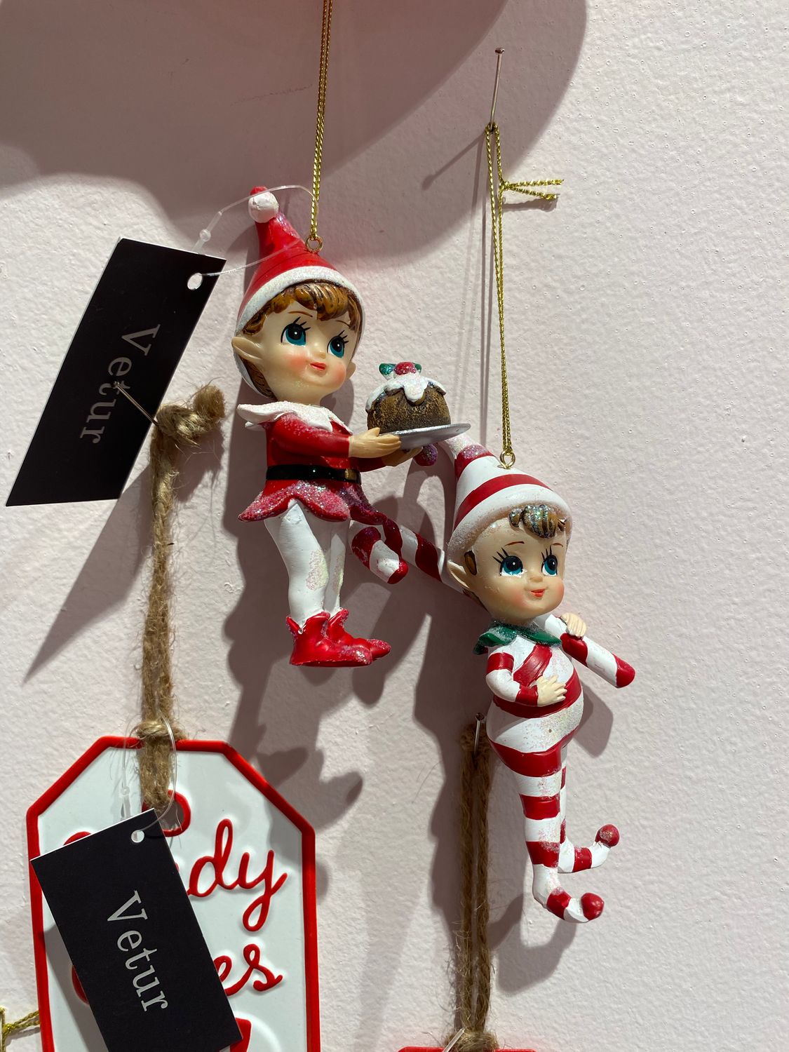 Lutin candy cane - Lutine gâteau