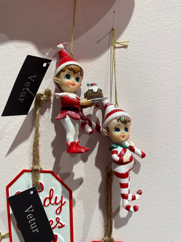 Lutin candy cane - Lutine gâteau
