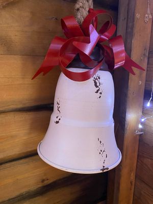 Cloche blanche vintage