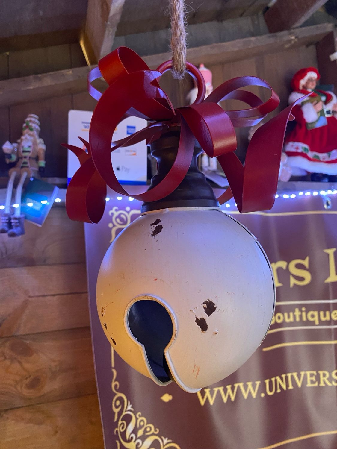 Gros grelot blanc vintage