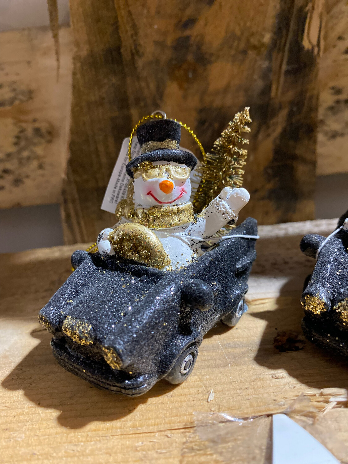 Suspension bonhomme de neige voiture Suspension bonhomme de neige voiture
