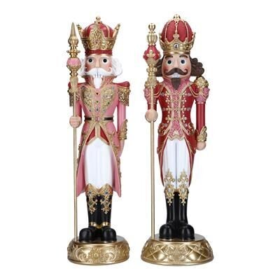 Le lot de 2 Casses noisette Pink and Red Le lot de 2 Casses noisette Pink and Red