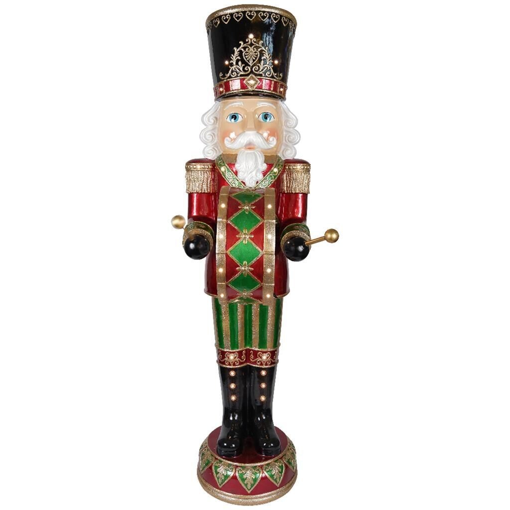 Casse noisette tambour animé 184cm fibre de verre Casse noisette tambour animé 184cm fibre de verre