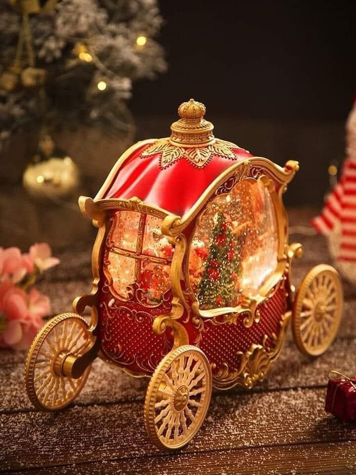 Carrosse avec son père noël Carrosse avec son père noël
