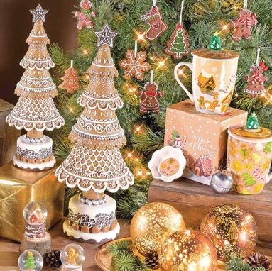 Lot de 2 sapins pain d’epices Lot de 2 sapins pain d’epices