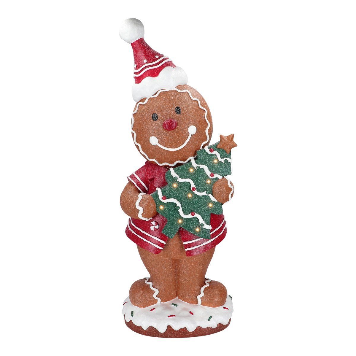 Gingerbread boy with tree led poly Gingerbread boy with tree led poly