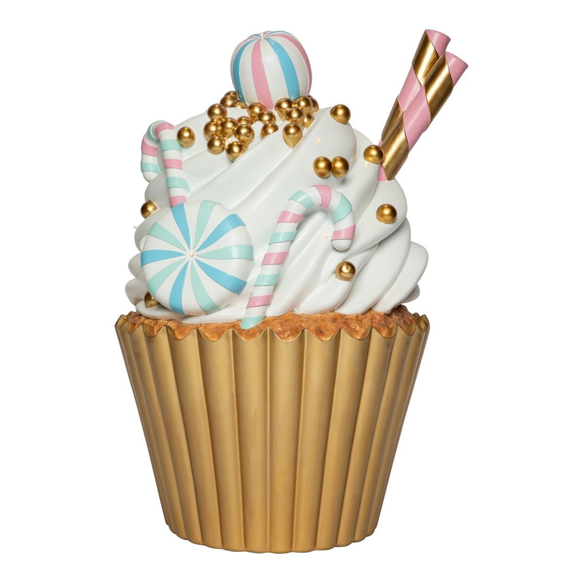 Cupcake candy cane led 100 cm poly Cupcake candy cane led 100 cm poly