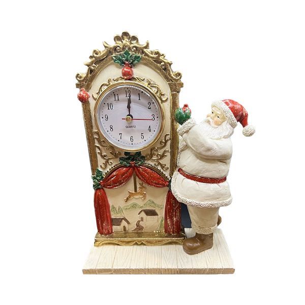 Horloge Père noël remonte le temps