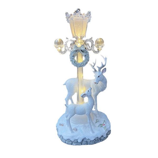 Lampadaire acrylique avec rennes à Led Lampadaire acrylique avec rennes à Led
