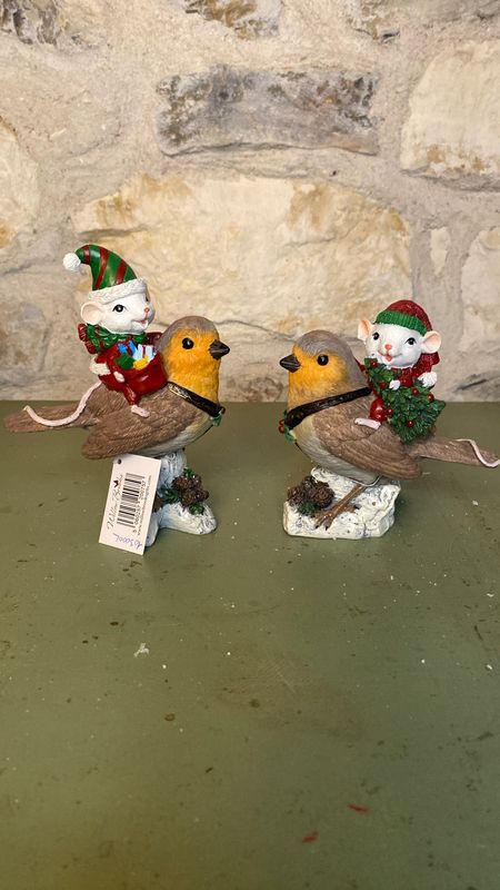 Le duo d'Oiseaux rouge-gorge et souris Le duo d'Oiseaux rouge-gorge et souris