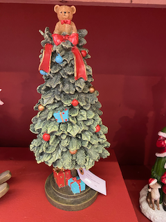 Sapin de Noël décoratif 31 cm avec ourson Sapin de Noël décoratif 31 cm avec ourson
