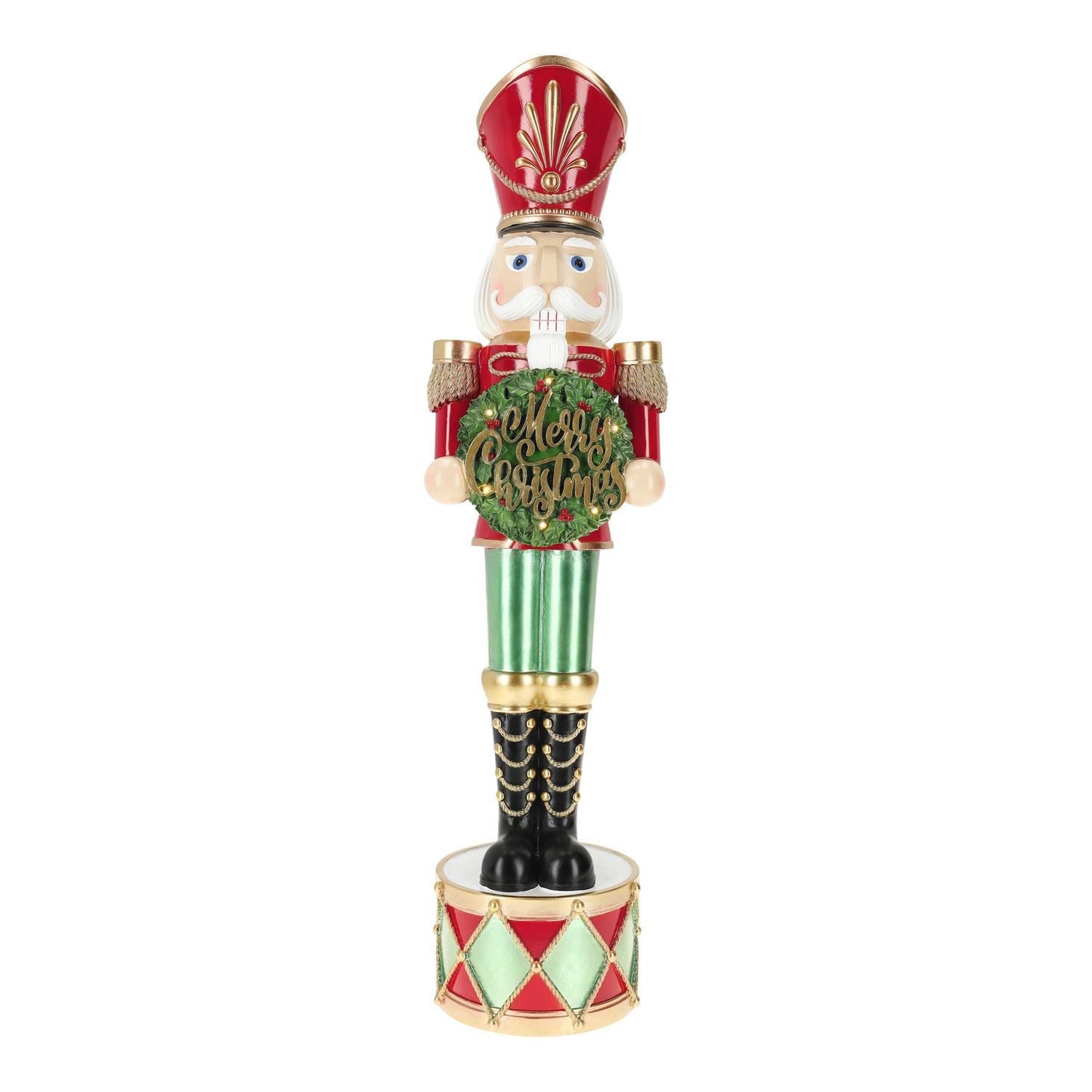 Casse-noisette avec guirlande lumineuse de Noël Casse-noisette avec guirlande lumineuse de Noël
