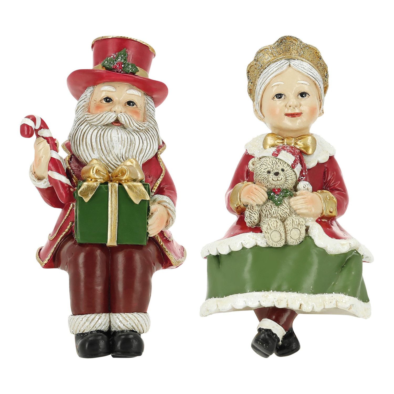 Père & Mère Noël Assis