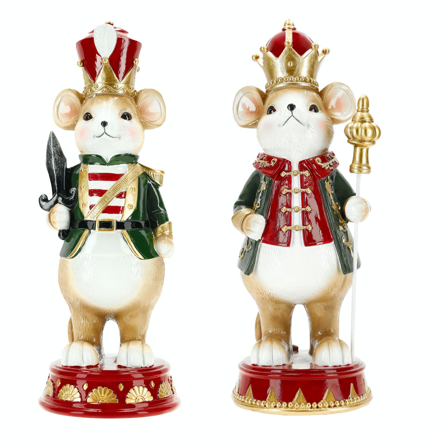 Lot de 2 Souris Casse-Noisettes Lot de 2 Souris Casse-Noisettes