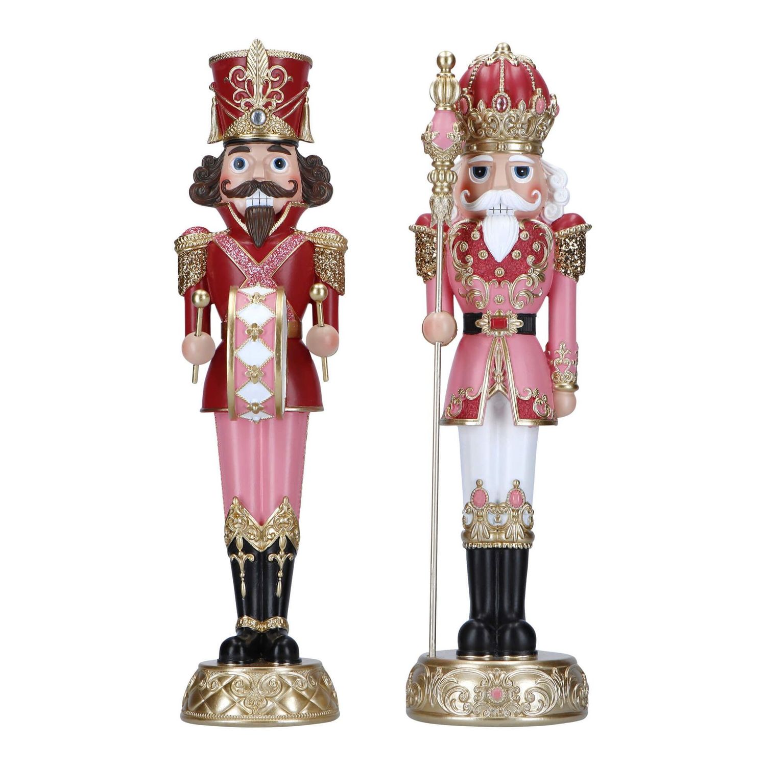 Lot de 2 Casse-Noisette Poly Rose Lot de 2 Casse-Noisette Poly Rose