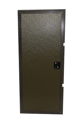 Aluminum Door with Locking Handle