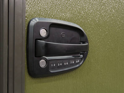 Bluetooth Enabled Door Handle with Keypad Entry