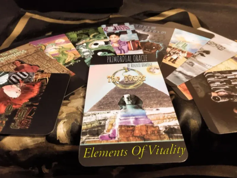 Elements Of Vitality Oracle Deck by Ronnie "Magick Traxx" Ramone