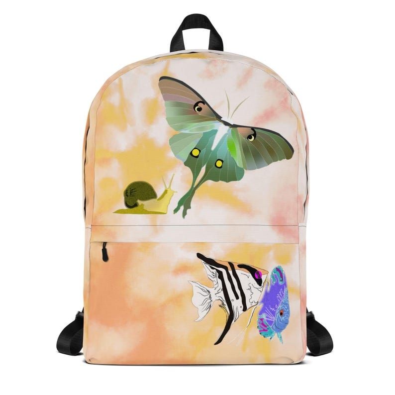Aquatic Creatures and Moths Back Pack