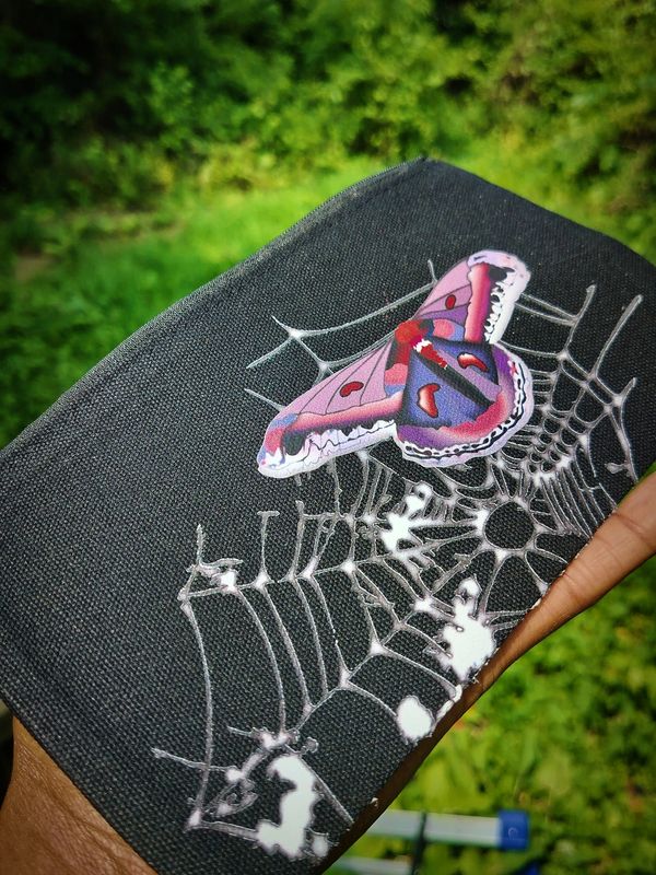 Moth in Web Multipurpose Pouch
