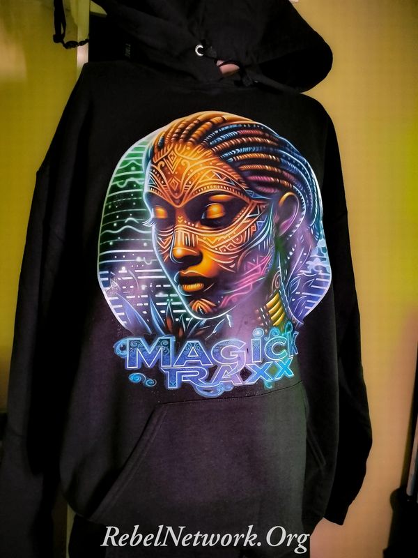 Magick Traxx Hoodie (Art By Inner Realms)