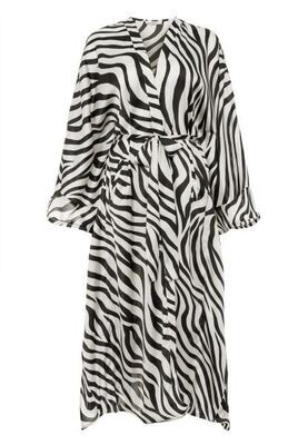 Туника-платье в принте зебра