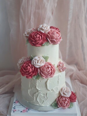 Rose and Peony Garden (2-tier)