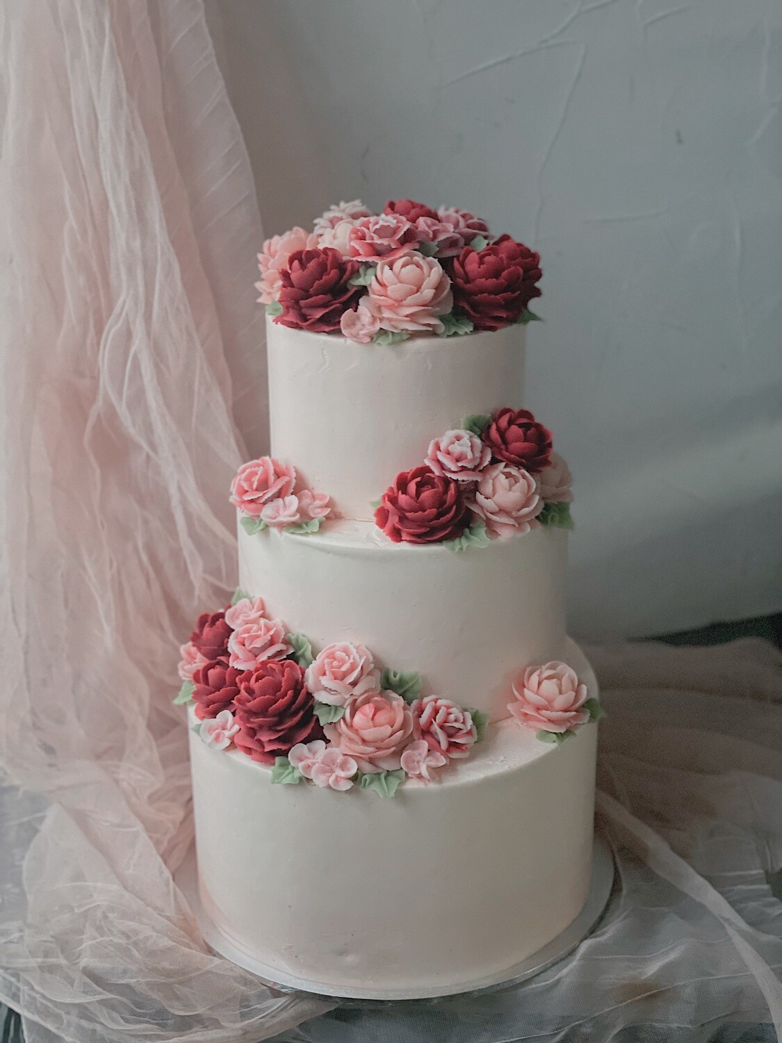 Rose and Peony Garden (3-tier)