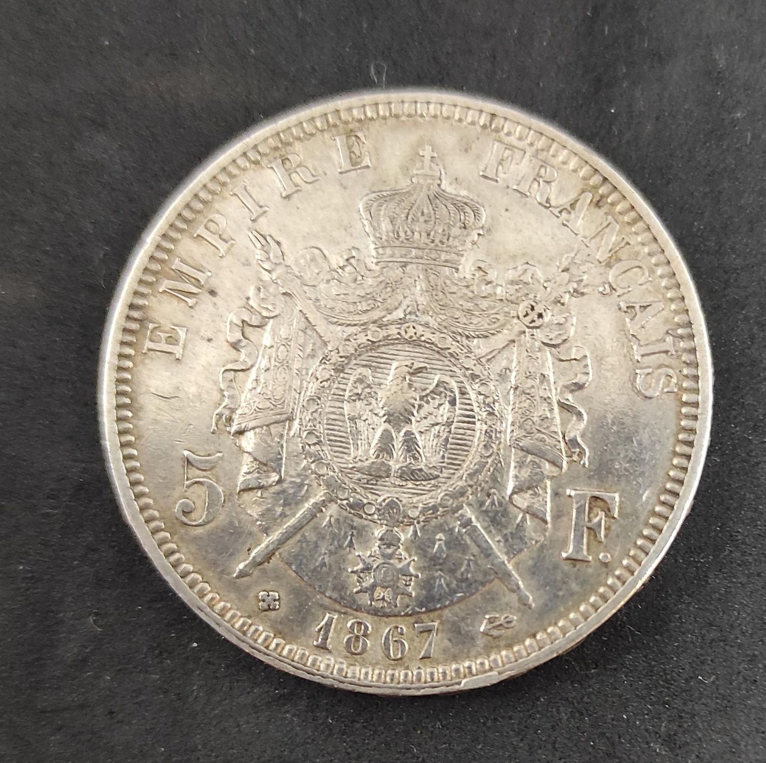 5 Francs Napoleon III ( ARG )