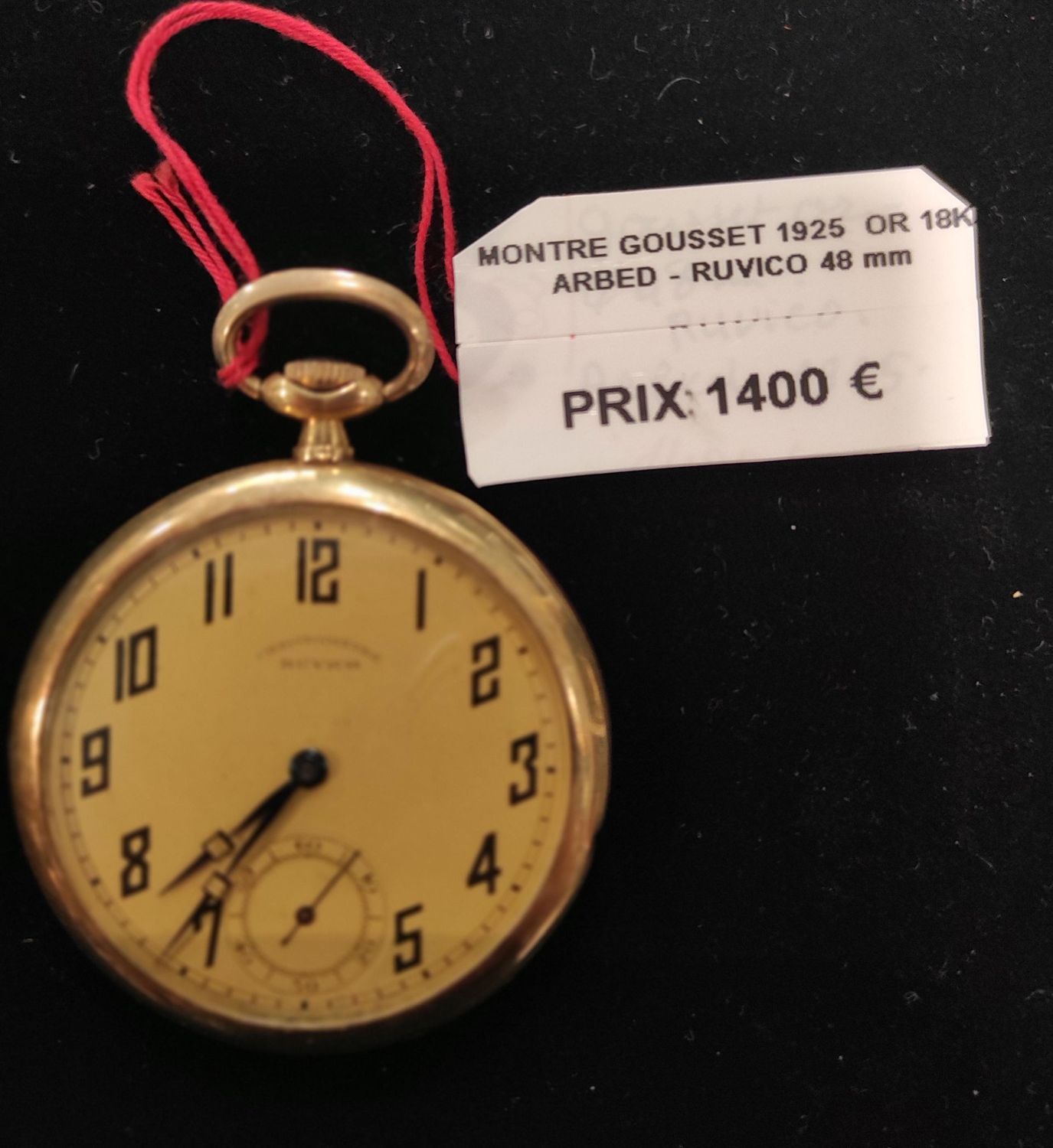 Montre gousset or