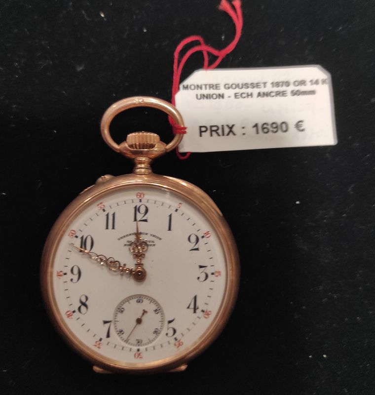 Montre gousset or