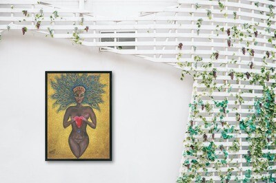 Wounded but NOT Defeated – A3 Mounted Print Wounded but NOT Defeated – A3 Mounted Print