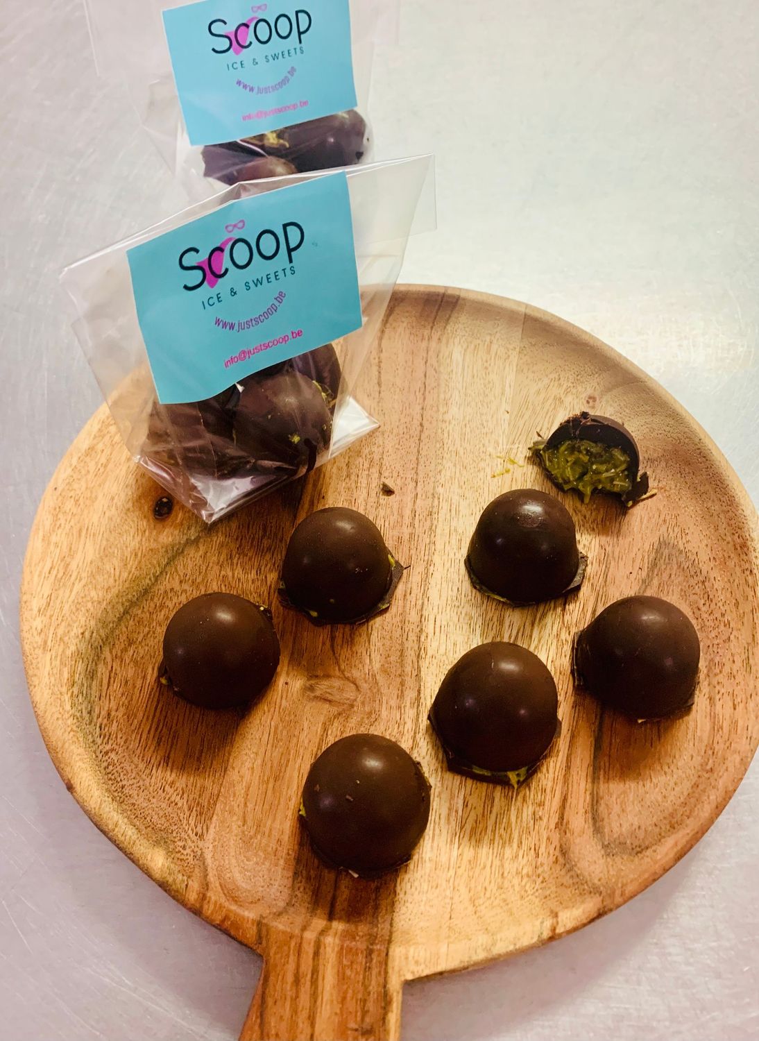 Ijspralines Dubaï Chocolate