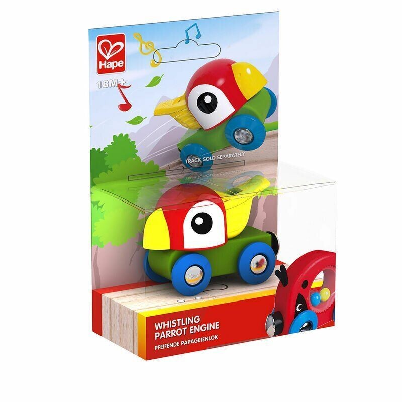 Hape Pfeifende Lok mit Papagei Hape Pfeifende Lok mit Papagei