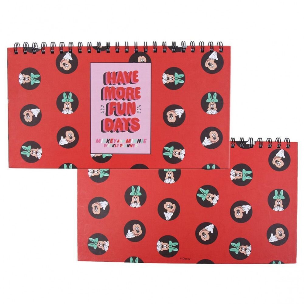 Tischkalender Wochenplaner Minnie Maus & Mickey Maus