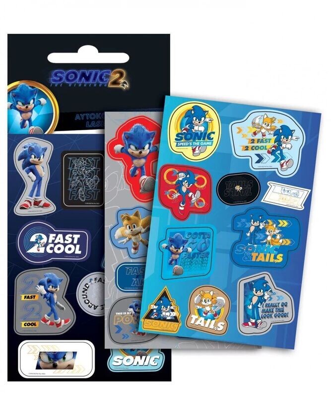 Sonic Hologramm Aufkleber