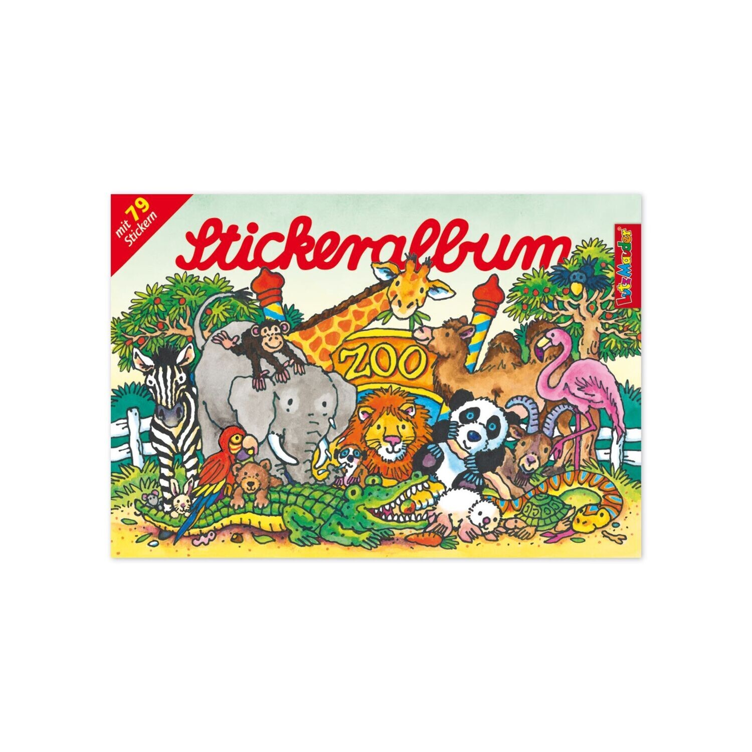 Lutz Mauder Stickeralbum Zoo + Extras