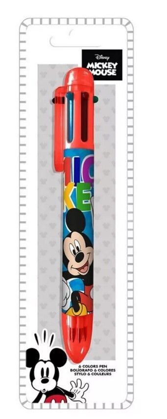 Mickey Maus Kugelschreiber 6 Farben