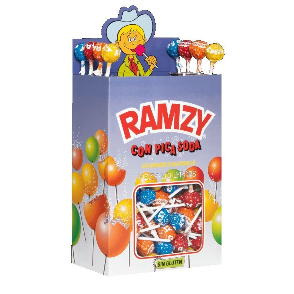 Ramzy Lutscher gefüllt mit Brauspulver