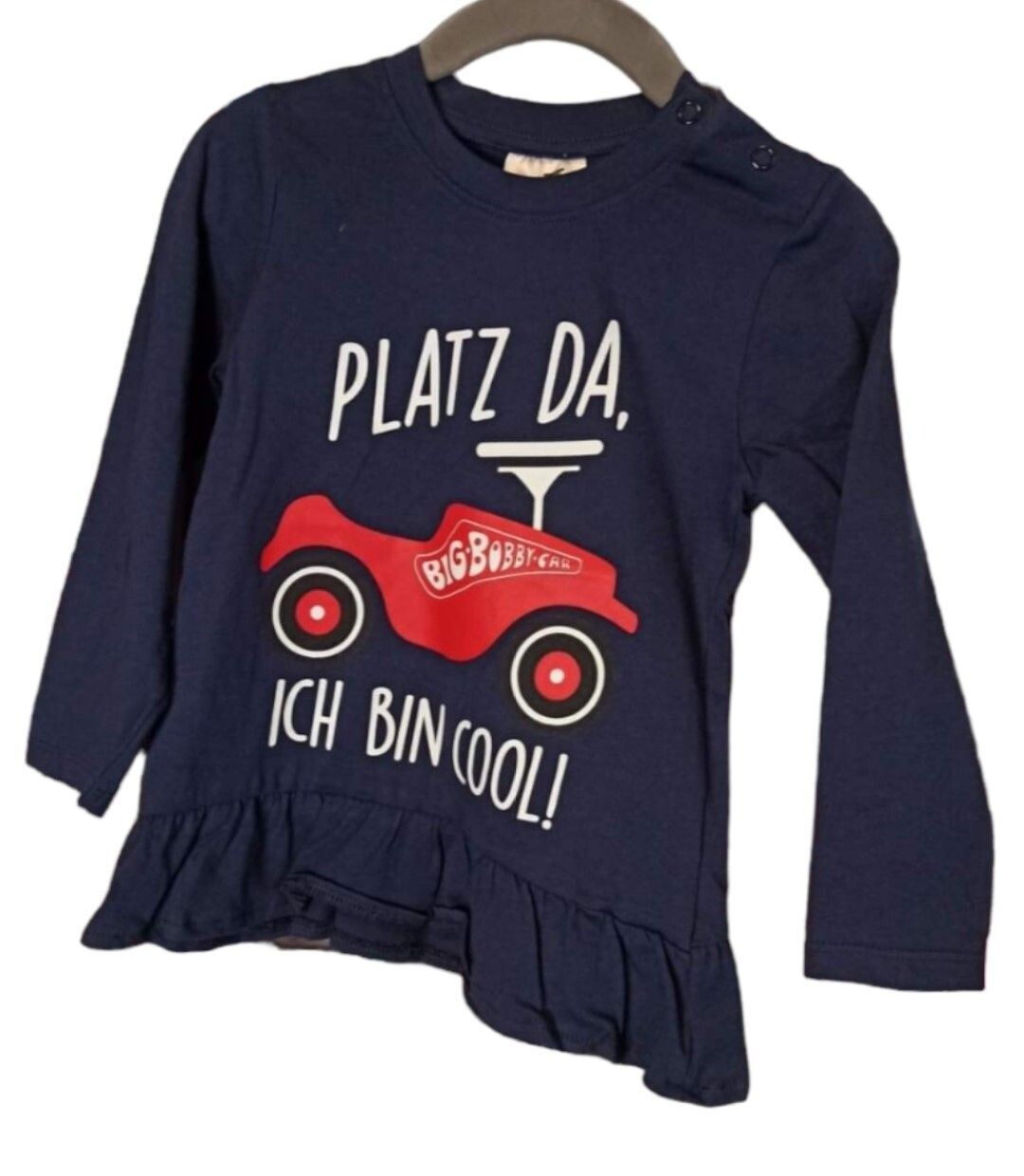 Langarmshirt mit Rüschen Bobby Car Mädchen