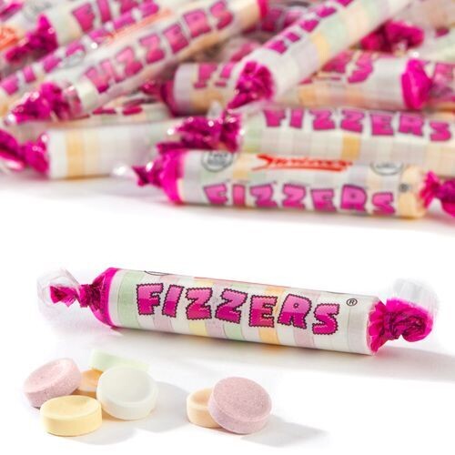 Fizzers fruchtige Brause-Bonbon Rollen